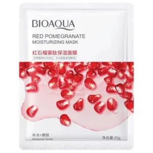 bioaqua red pomegranate sheet mask moisturizing face – 25g