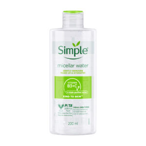 simple kind to skin micellar cleansing water