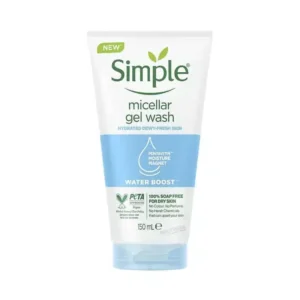 simple water boost micellar facial gel wash – 150ml