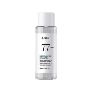 Home anua heartleaf 77% soothing toner 40ml travel size