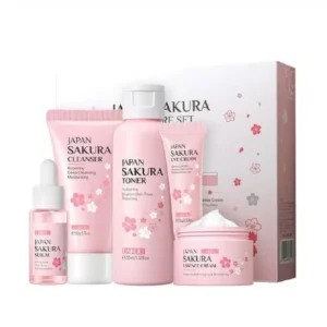 laikou japan sakura skin care set – 5 pcs