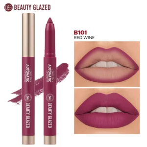 beauty glazed lip crayon – red wine b101